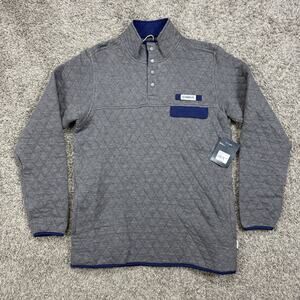 Magellan Outdoor Campfire Quilted Casterlock Button Sweater Mens M